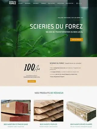 Scieries du Forez à Vollore-Montagne